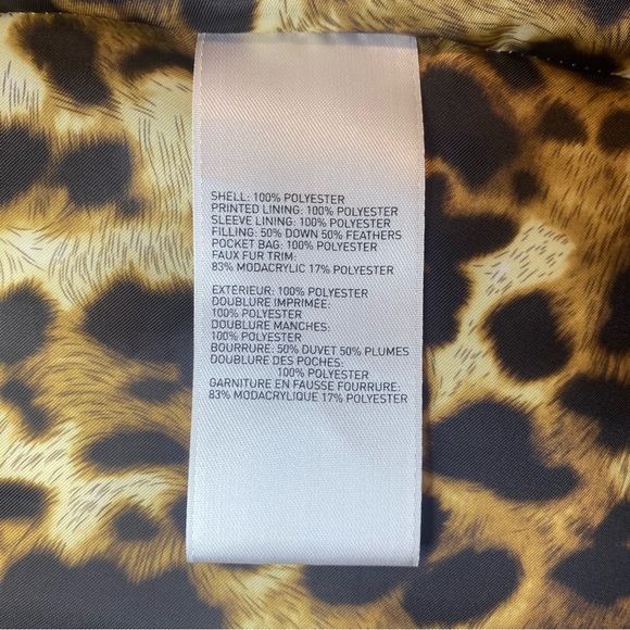 NWOT Laundry by Shelli Segal Faux Fur Collar Down Feather White Puffer Coat In M - Picture 12 of 14